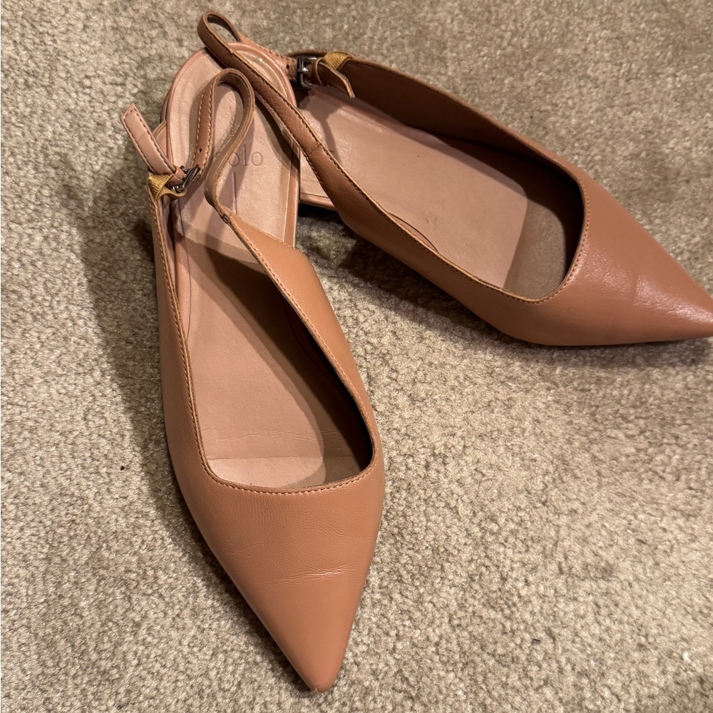 Paolo Tan Women's Slingback Flats